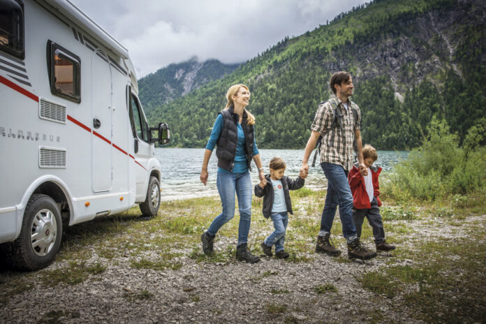 autocaravana con niños